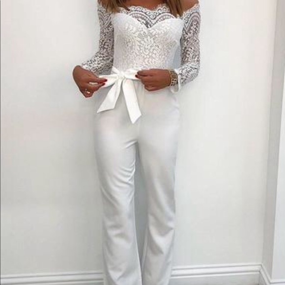 🎉Boutique Beautiful Host Pick🎉 Lace Jumpsuit - Picture 5 of 7